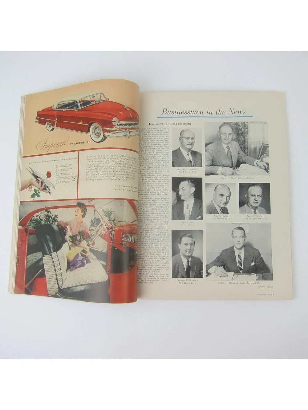 Vintage FORTUNE Magazine July 1954 Eastman Kodak Columbus Indiana Otis Elevator